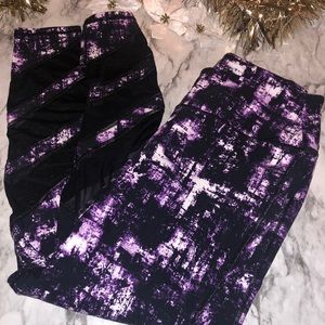 TORRID mesh detail full length leggings